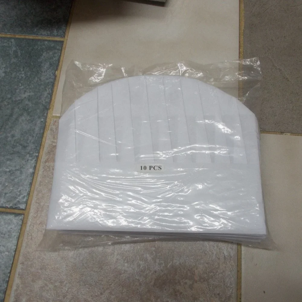 New 10 disposable chef hats